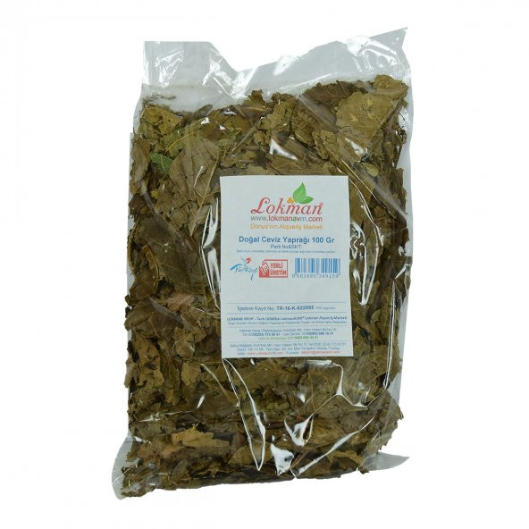 LokmanAVM Ceviz Yaprağı Doğal 100 Gr Paket - 5