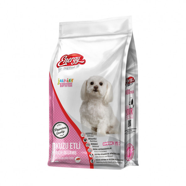 Dog Food Energy 3 kg Kuzu Etli Yavru Köpek Maması