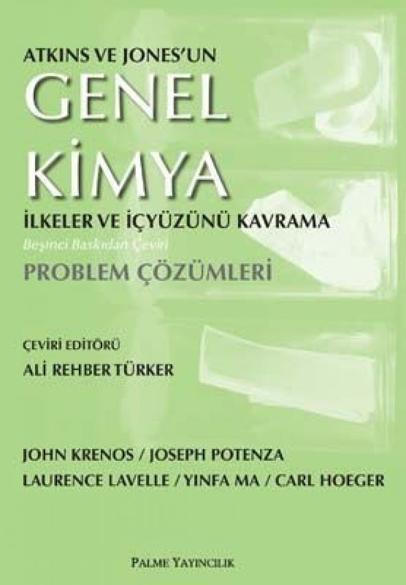 GENEL KİMYA PROBLEM ÇÖZÜMLERİ(ATKINS) - PALME - 2