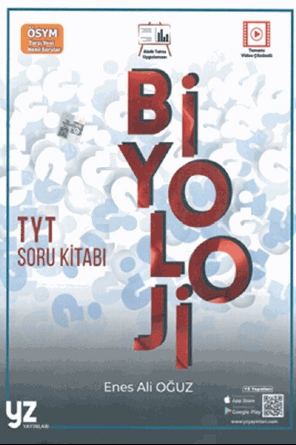 YZ YKS TYT BİYOLOJİ SORU KİTABI *YENİ*