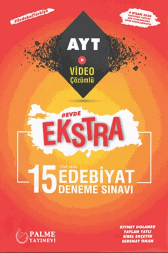 PALME YKS AYT EKSTRA EDEBİYAT 15 DENEME SINAVI