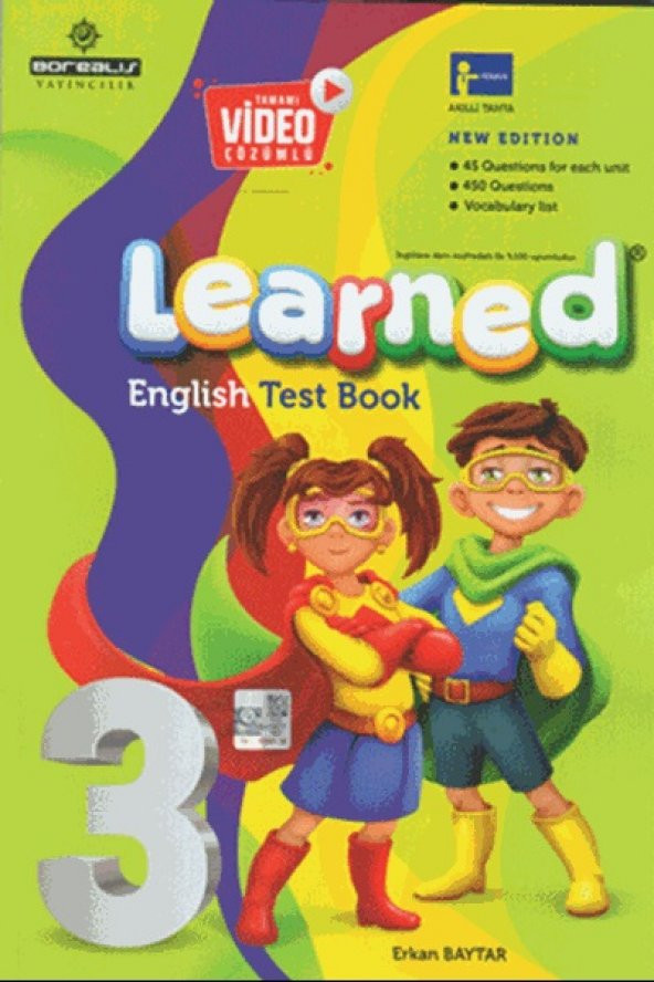 BOREALIS 3.SINIF LEARNED ENGLISH TEST BOOK *YENİ*