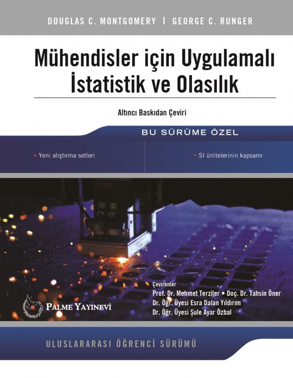 MÜHENDİSLER İÇİN UYGULAMALI İSTATİSTİK VE OLASILIK (PALME) - Resim 2