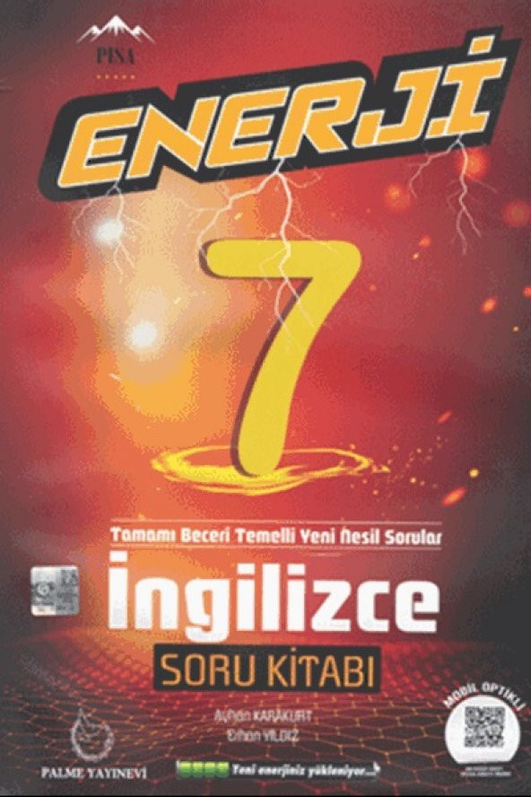 PALME 7.SINIF ENERJİ İNGİLİZCE SORU KİTABI *YENİ*