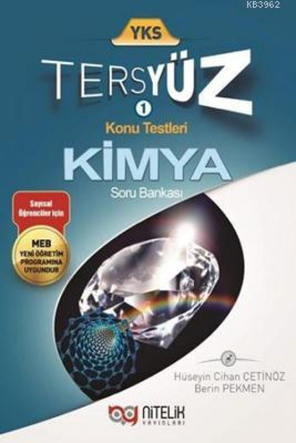 NİTELİK YKS AYT KİMYA TERSYÜZ SORU KİTABI