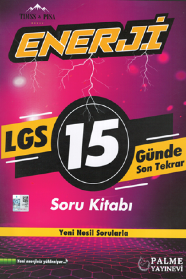 PALME 8.SINIF ENERJİ LGS 15 GÜNDE SON TEKRAR SORU KİTABI