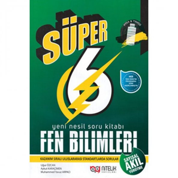 NİTELİK 6.SINIF YENİ NESİL SÜPER FEN BİLİMLERİ SORU KİTABI