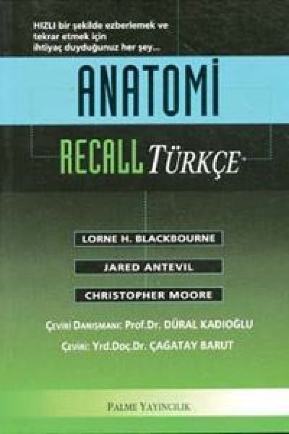 ANATOMİ RECAL TÜRKÇESİ -PALME - 2