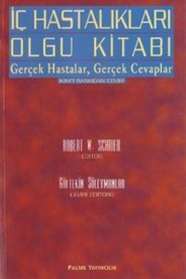 İÇ HASTALIKLARI OLGU KİTABI -PALME - 2