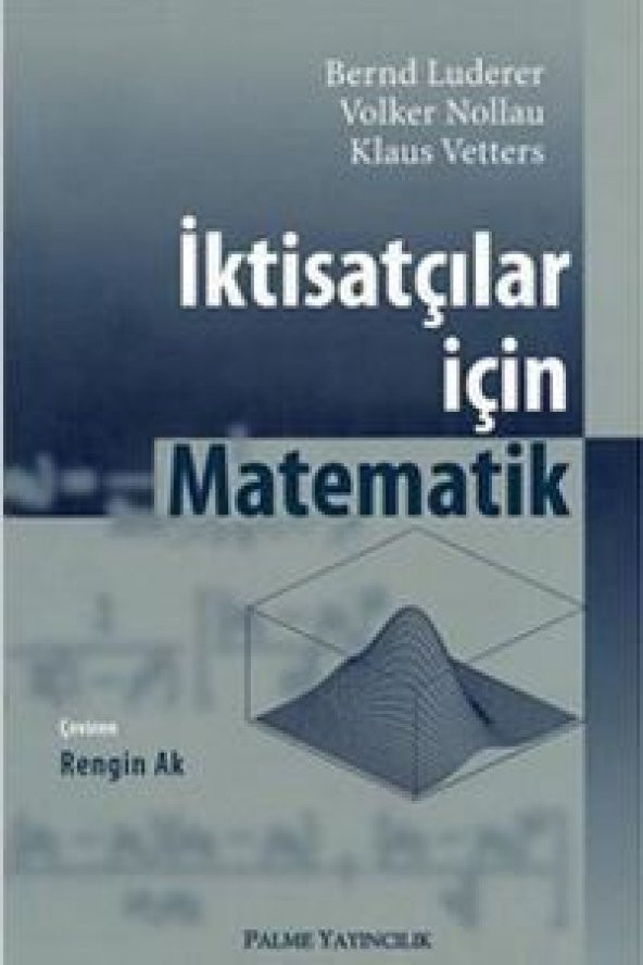 İKTİSATÇILAR İÇİN MATEMATİK -PALME - 2