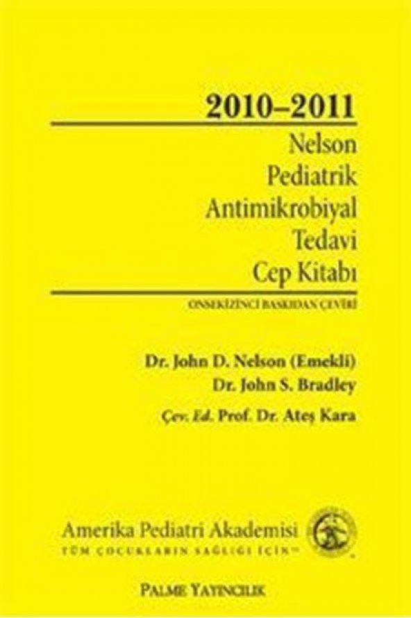 NELSON PEDİATRİK ANTİMİKROBİYAL TEDAVİ CEP KİTABI - PALME