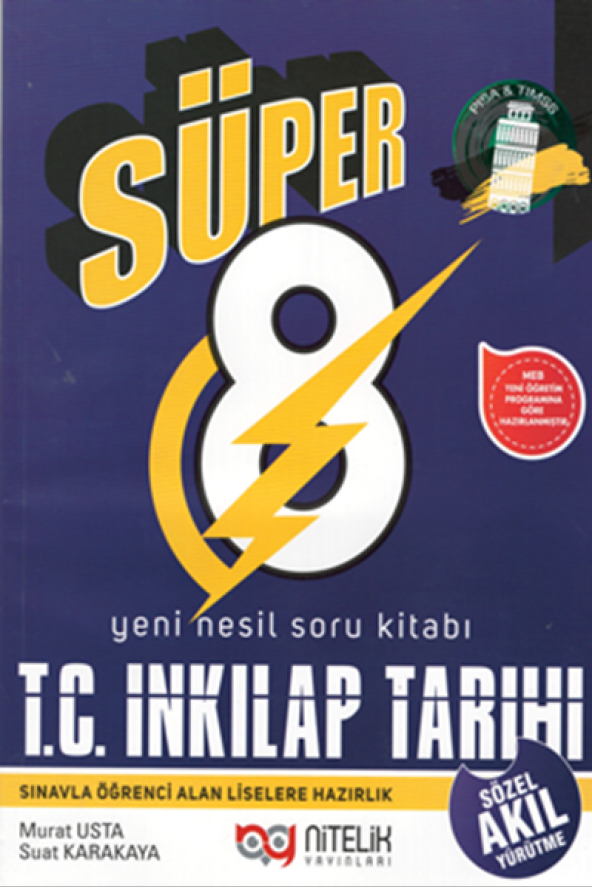 NİTELİK 8.SINIF YENİ NESİL SÜPER İNKILAP TARİHİ SORU KİTABI