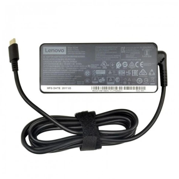 Orjinal Lenovo 65W Usb Type-C Adaptör Şarj Aleti Cihazı