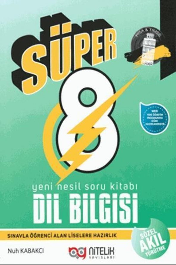 NİTELİK 8.SINIF YENİ NESİL SÜPER DİL BİLGİSİ SORU KİTABI