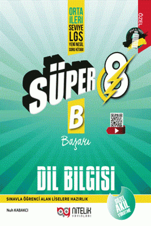 NİTELİK 8.SINIF YENİ NESİL SÜPER DİL BİLGİSİ SORU KİTABI - 2