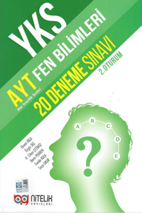 NİTELİK YKS AYT FEN BİLİMLERİ 20 DENEME SINAVI (2.OTURUM)
