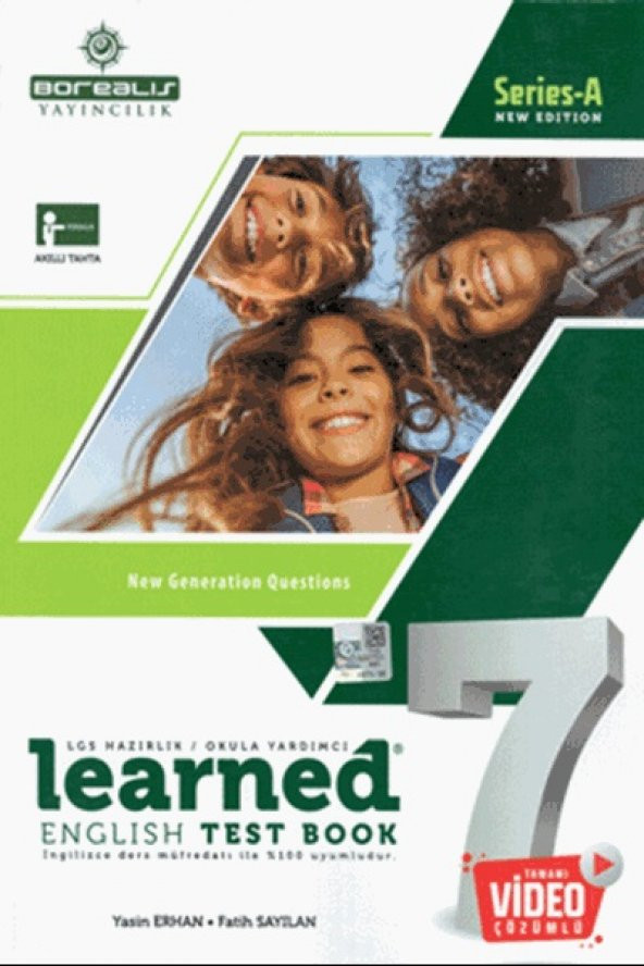 BOREALIS 7.SINIF LEARNED ENGLISH TEST BOOK *YENİ*