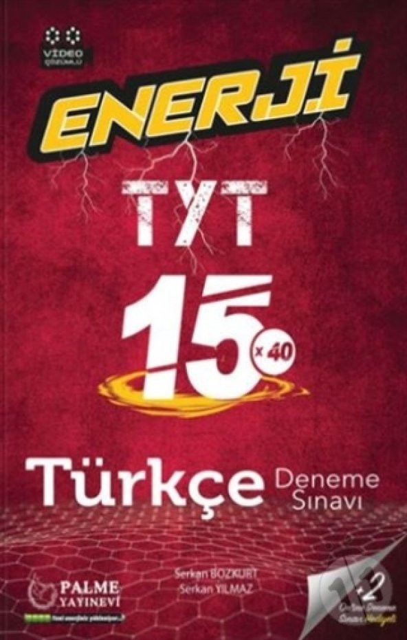 PALME YKS TYT ENERJİ TÜRKÇE 15 DENEME SINAVI VİDEO ÇÖZÜMLÜ *YENİ*