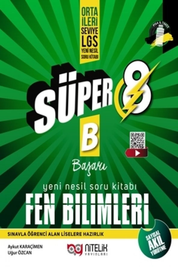 NİTELİK 8.SINIF YENİ NESİL SÜPER FEN BİLİMLERİ SORU KİTABI - 2