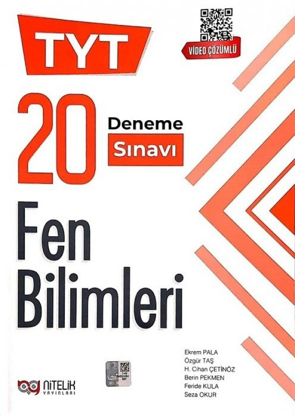 NİTELİK YKS TYT FEN BİLİMLERİ 20 DENEME SINAVI VİDEO ÇÖZÜMLÜ *YENİ*