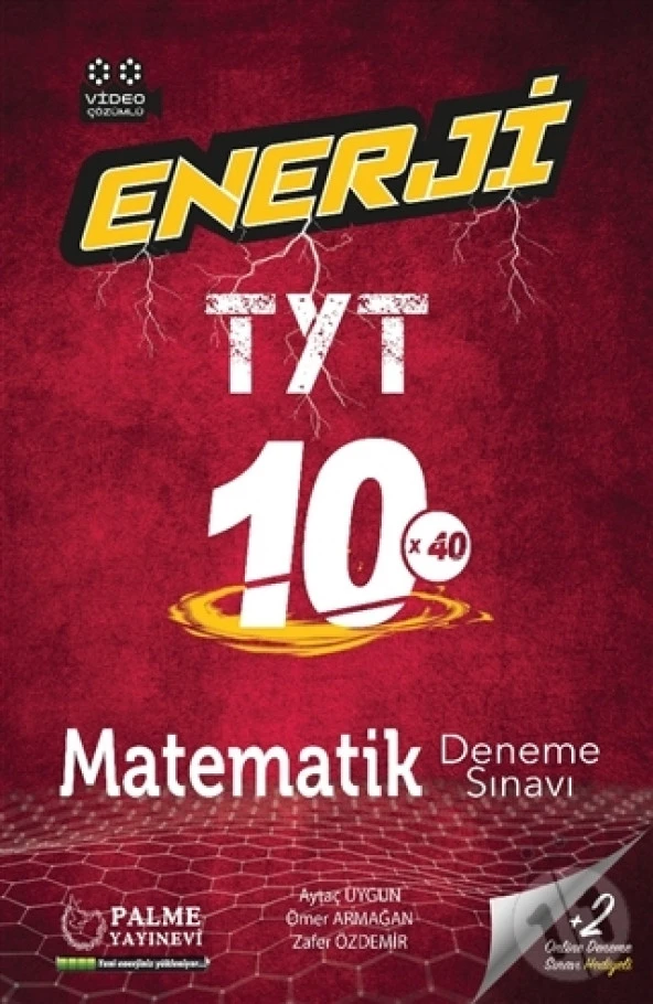 PALME YKS TYT ENERJİ MATEMATİK 10 DENEME SINAVI VİDEO ÇÖZÜMLÜ *YENİ*