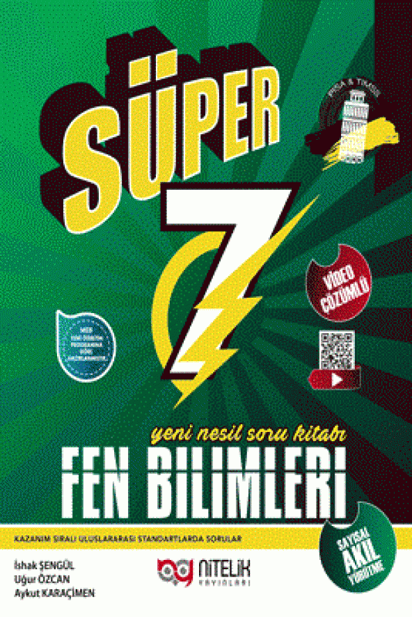 NİTELİK 7.SINIF YENİ NESİL SÜPER FEN BİLİMLERİ SORU KİTABI - 2