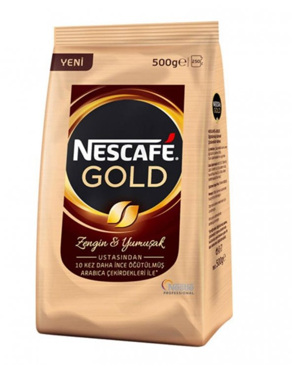 Nescafe Gold - 500 gr Paket Granül Kahve