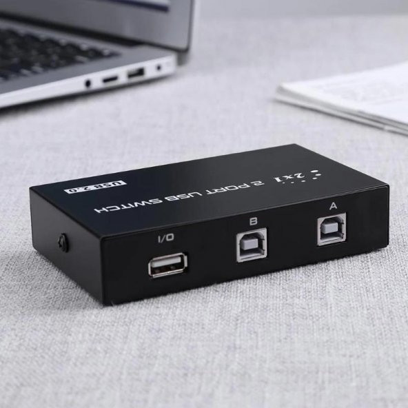PrimeX PX-5020 Manuel USB Yazıcı Çoklayıcı 2 Port (2 Bilgisayar 1 Yazıcı) - 4