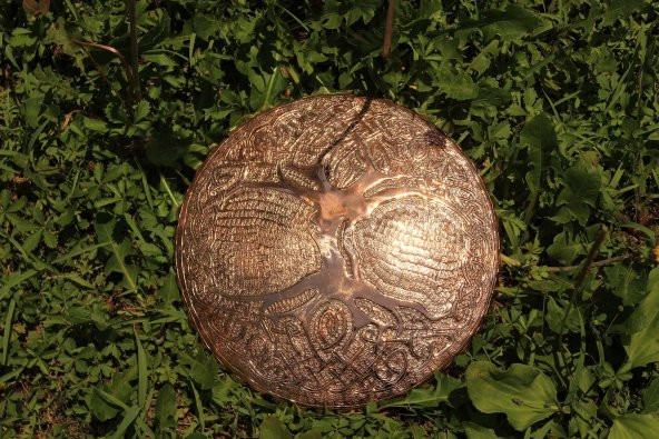 Bakır Yaşam Ağacı El Yapımı Grid - Dekorasyonluk - Koleksiyonluk - Resim 4