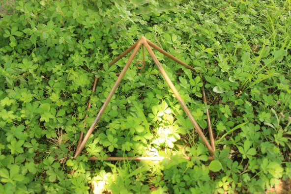 Bakır Piramit KEOPS El Yapımı Askı Özellikli - Resim 3