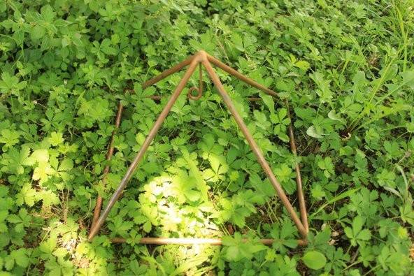 Bakır Piramit KEOPS El Yapımı Askı Özellikli - Resim 4