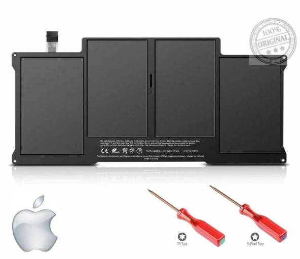 MacBook Air (13” Early 2015) Batarya Orjınal Sıfır Macbook Pil