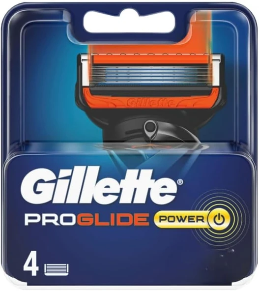 Gilette Fusion Proglide Power Yedek Tıraş bıçağı 4'lü ürün görseli
