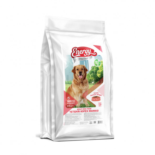 Dog Food Energy 15 kg Sığır Etli Yetişkin Köpek Maması