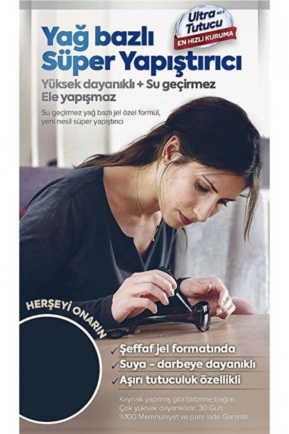 Fixtime Super Glue Yağ Bazlı Süper Yapıştırıcı (2Li Paket)20Gr