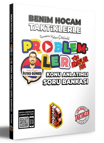 Tüm Adaylar İçin Taktiklerle Problemler Konu Anlatımlı Soru Bankası Benim Hocam Yayınları