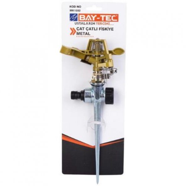 Bay-Tec Mk1502 Çat Çatlı Fiskiye Ayarlanabilir Çift Çıkışlı Metal