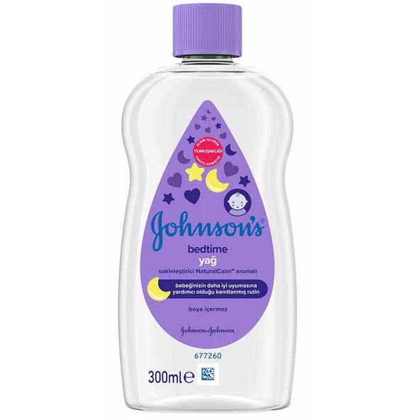 Johnsons Baby Bedtime Bebek Yağı 300 ml