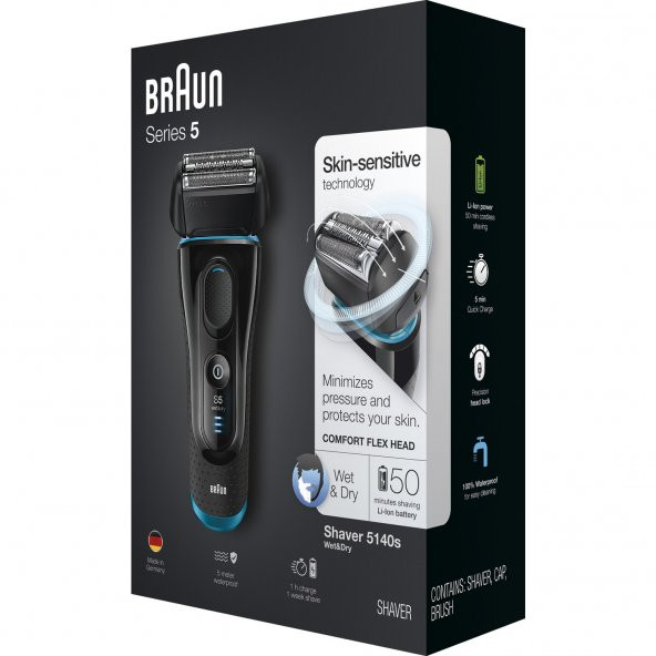 Braun 5 Serisi 5140s Islak Kuru Tıraş Makinesi - 6