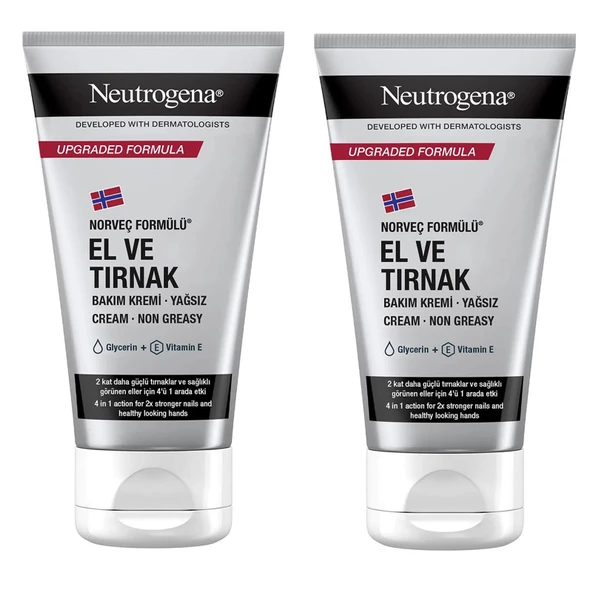 Neutrogena Norveç Formülü El ve Tırnak Bakım Kremi 75 ml 2 ADET