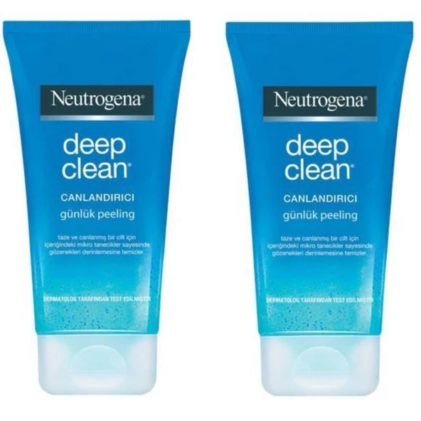 Neutrogena Deep Clean Canlandırıcı Günlük Peeling 150 ml 2 ADET