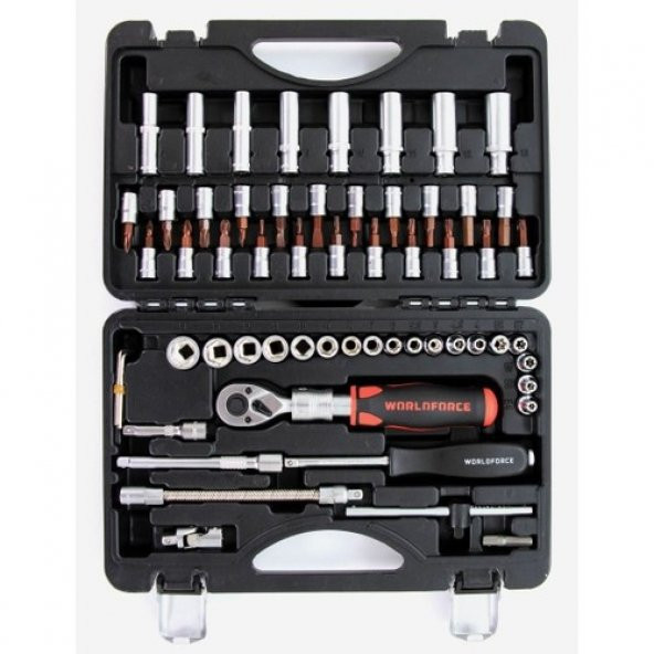 Worldforce Lokma Takımı 60 Parça S-Ultra 14 Uzatmalı Cırcır - 2