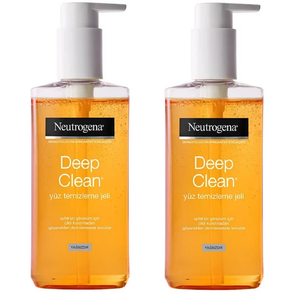 Neutrogena Deep Clean Yüz Temizleme Jeli 200 ml 2 ADET