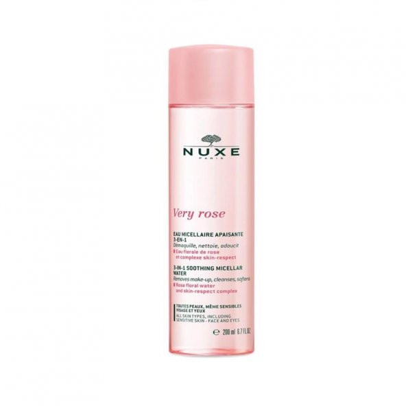 Very Rose 3 ü 1 arada Yatıştırıcı Temizleme Suyu 200 ml
