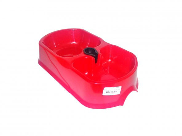 Kedi ve Köpek Için  Suluklu Mama Kabı  31 cm Kırmızı - 3