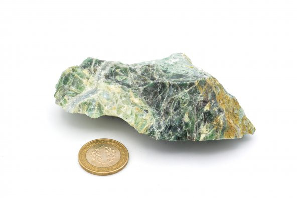 HAKİKİ DOĞAL YEŞİL OPAL NİKEL TAŞI KAYA PARÇASI 186 GR - 3