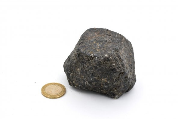 HAKİKİ DOĞAL SİYAH TURMALİN TAŞI KAYA PARÇASI 563 GR - 4