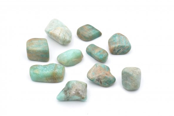 HAKİKİ TAMBURLU DOĞAL AMAZONİT KAYA PARÇASI 1.KALİTE 003