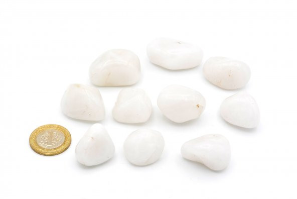 HAKİKİ TAMBURLU DOĞAL SÜT KUVARS KAYA PARÇASI - 2