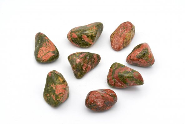 HAKİKİ TAMBURLU DOĞAL UNAKİT TAŞI KAYA PARÇASI 1.KALİTE